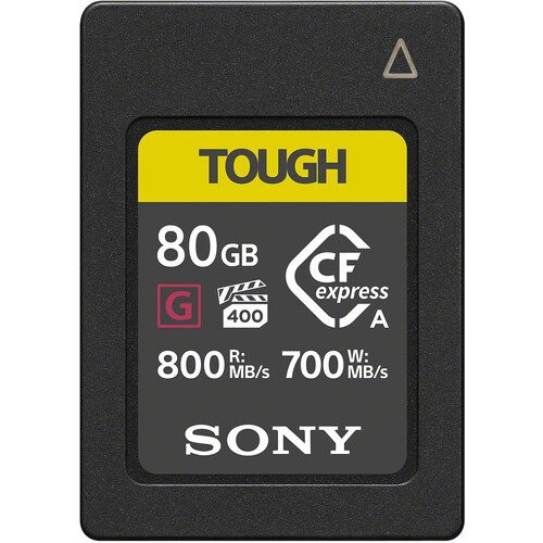 Sony 80GB 160GB 640GB CFexpress Type A TOUGH Memory Card