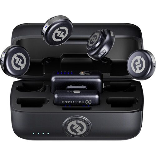 Hollyland LARK M3 Combo Wireless Microphone untuk Kamera dan Tipe C Device