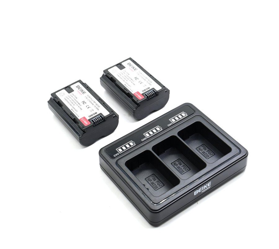 BEIKE Power Battery 2 NP-W235 2100 MAH+1 Charger For Fujifilm