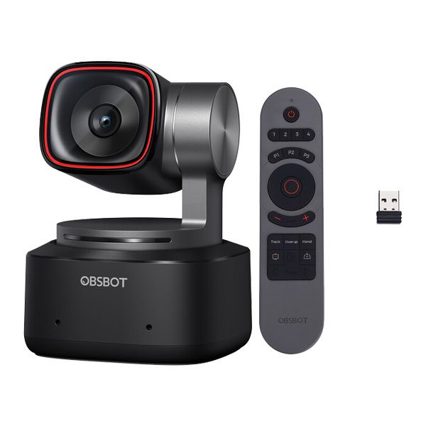 OBSBOT Tiny 2 AI-Powered 4K PTZ Webcam With Remote